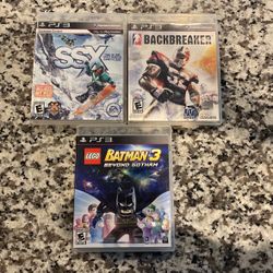3 PS3 Games