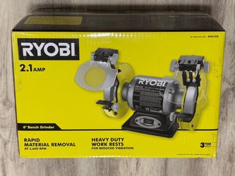 $65 New RYOBI 2.1 Amp 6” Grinder with LED lights