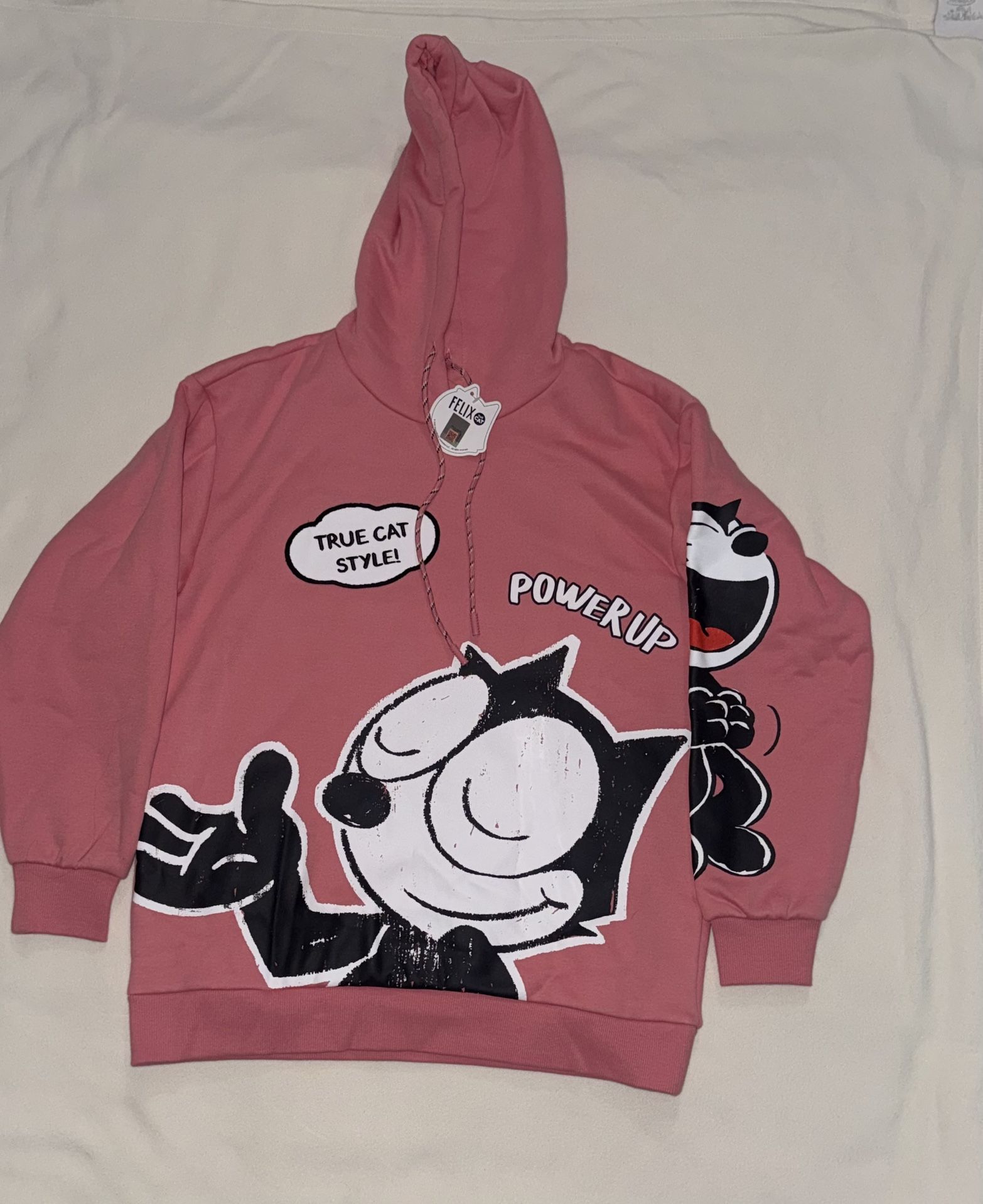 Felix the cat Pink Hoodie