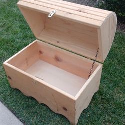 Wood Storage Chest 