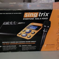 Singtrix Portable Karaoke Machine System All-In-One Party Bundle -TESTED/WORKING
