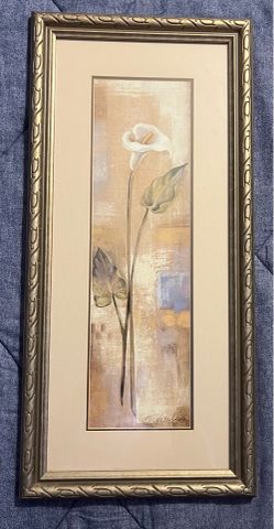 Framed Wall Art Print Entitled "Spring Grace III" By Artist Silvia Vassileva