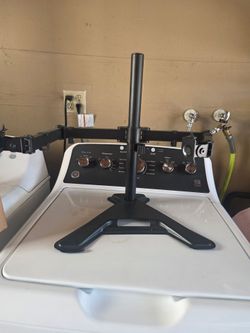 Computer dual monitor stand