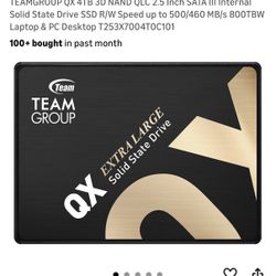 Teamgroup QX 4TB 2.5” Internal SSD