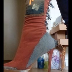 Reetwallkerz (Handmade)