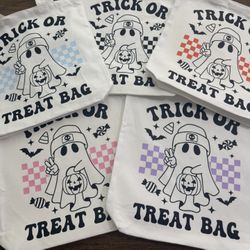 Trick Or Treat Tote Bags