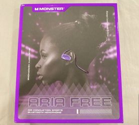 NEW Aria Free Monster Bluetooth headphones gift