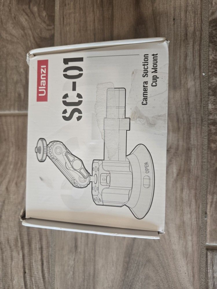 📸 ULANZI SC-01 Camera Suction Cup Mount – Heavy Duty – New in Box!