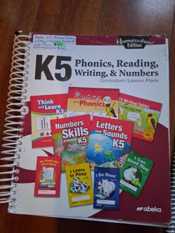 Abeka K5 Phonics, Reading, Writing,  & Numbers Curriculum Lesson Plans