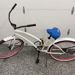 White Beach Cruiser