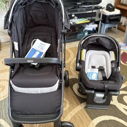Graco Travel System Stroller And Car seat 