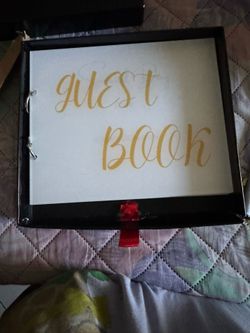 Wedding Guest Book Sign-In Book & Pen Set - BRAND NEW
