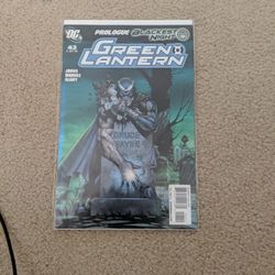 Green Later. DC Comics PrPrologue Blackest Night