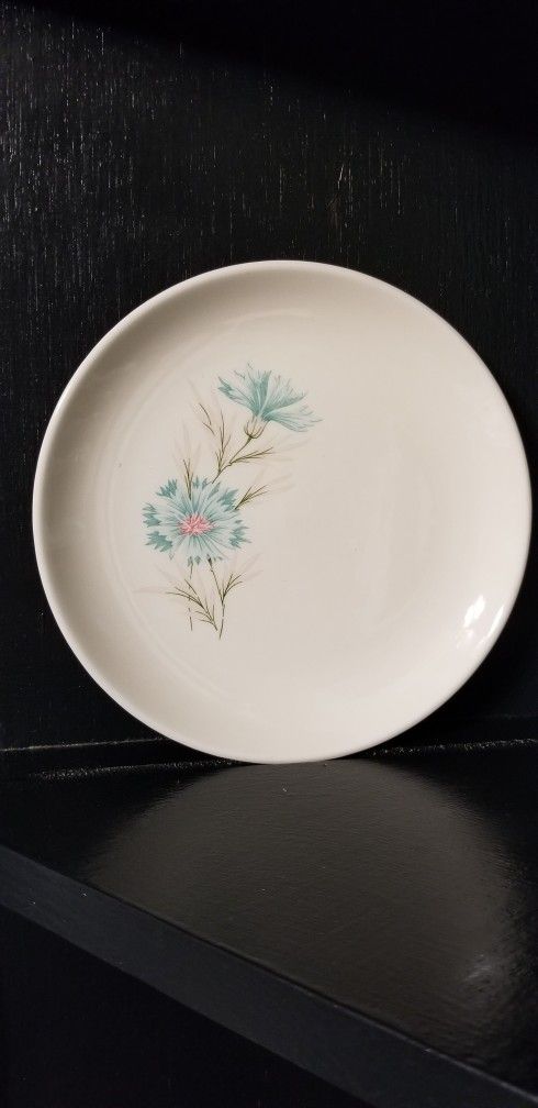 Mid-Century Taylor, Smith & Taylor “Ever Yours” Boutonniere One

 Bread Or Breakfast Plate Blue Flowers Very Nice Vintage Condition! 