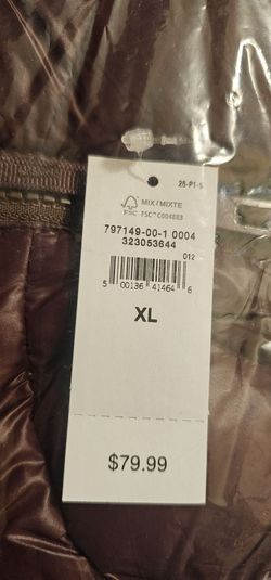 New, Never Worn - ColdControl Puffer Jacket