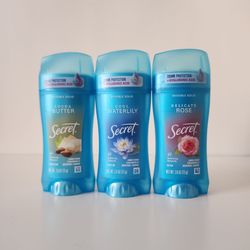 3 Secret Deodorant Invisible Solids