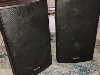 Pair Of Community Speakers.