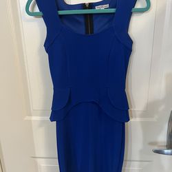 Charlotte Russe Royal Blue Cocktail Dress Size Xs 