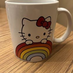 Hello Kitty Sanrio Rainbow Coffee Mug - ceramic 20 oz / 2022