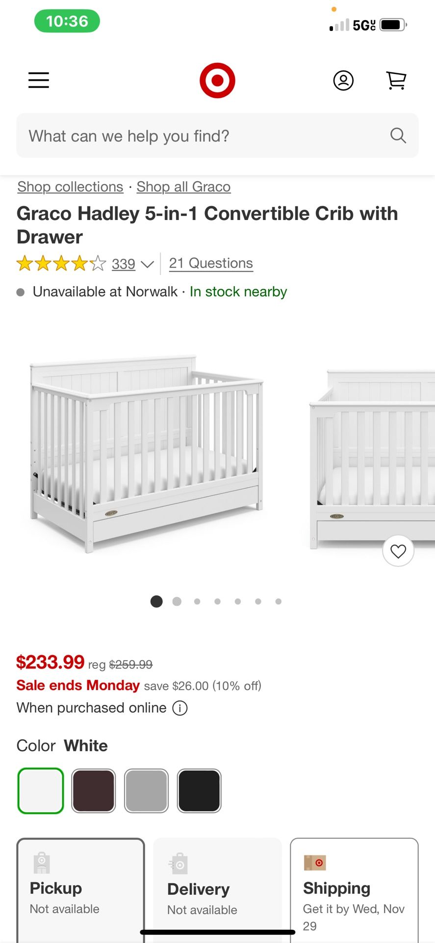 Graco Solano Convertible With Bonus