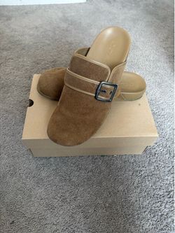 Brown Coach Slides Size 12