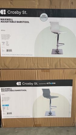 Crosby St. Maxwell Adjustable Barstool – Set of 2