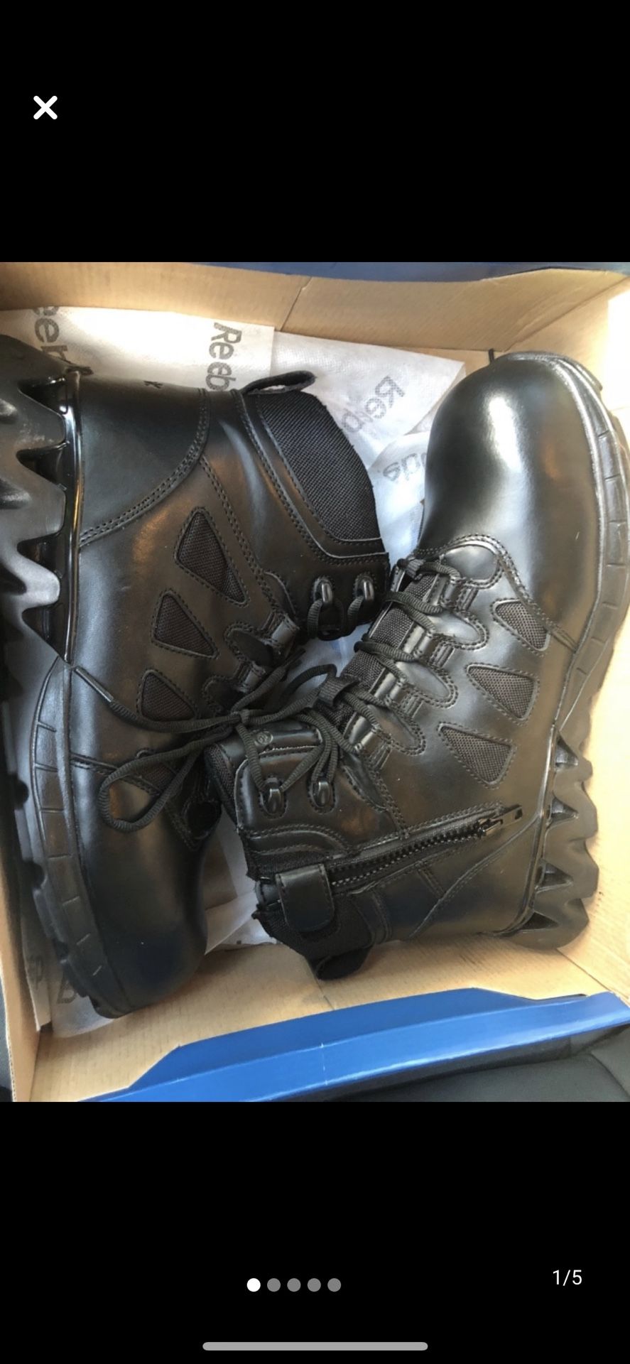 Reebok rezig side zip boot 11.5