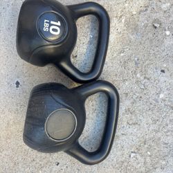 Pair Of 10 Lb Kettlebells