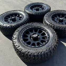 Ford F250 And F350 20” Method Wheels And 35” Mickey Thompson BAJA BOSS Tires Rims Rines