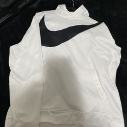 Nike Men's White Therma-FIT Pullover Hoodie