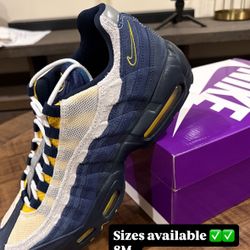 Sizes 8M & 10M Nike Air Max 95 SB Eric Koston Obsidian Speed Yellow