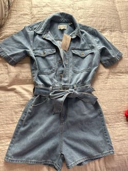 Brand New Jean Romper 