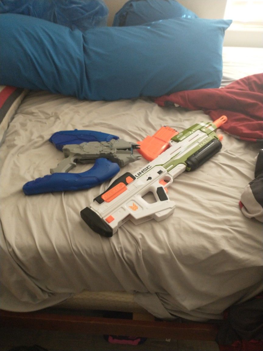HALO NERF (Limited) guns: Needler And UNSC Battle Rifle