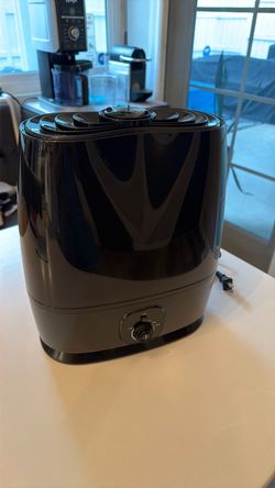 6L Black Top-Fill Humidifier with Dual Nozzles