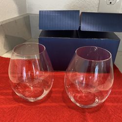Wine Stemless Glasses 