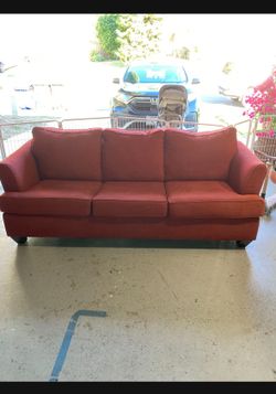 Red Comfy Couch