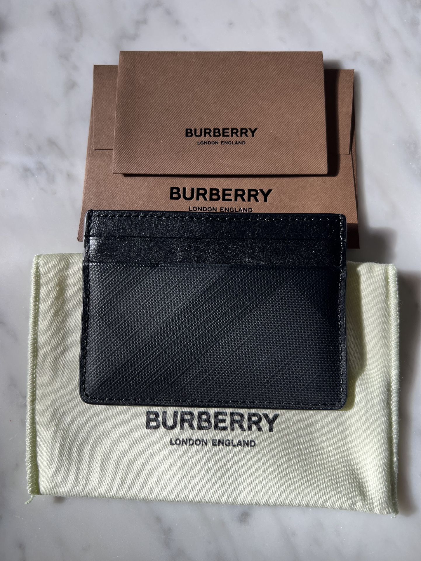 Burberry Sandon Check Card Holder