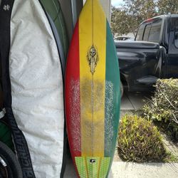 5’5” Randy Walker Custom Surfboard Fish