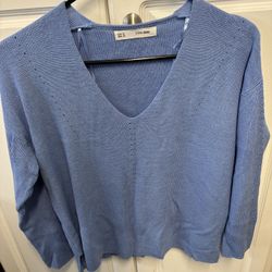 Women's blue sweater