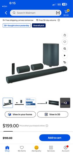 Onn surround system.