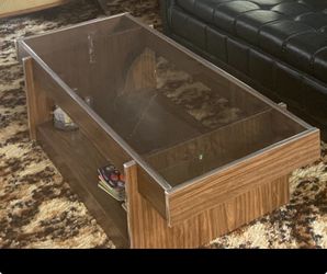 Coffee Table Glass Rectangle - Chrome Finishes
