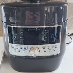 Pampered Chef Quick Cooker + Pressure Cook Glass Lid