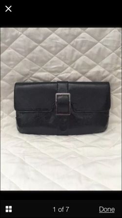 Black Banana Republic clutch purse