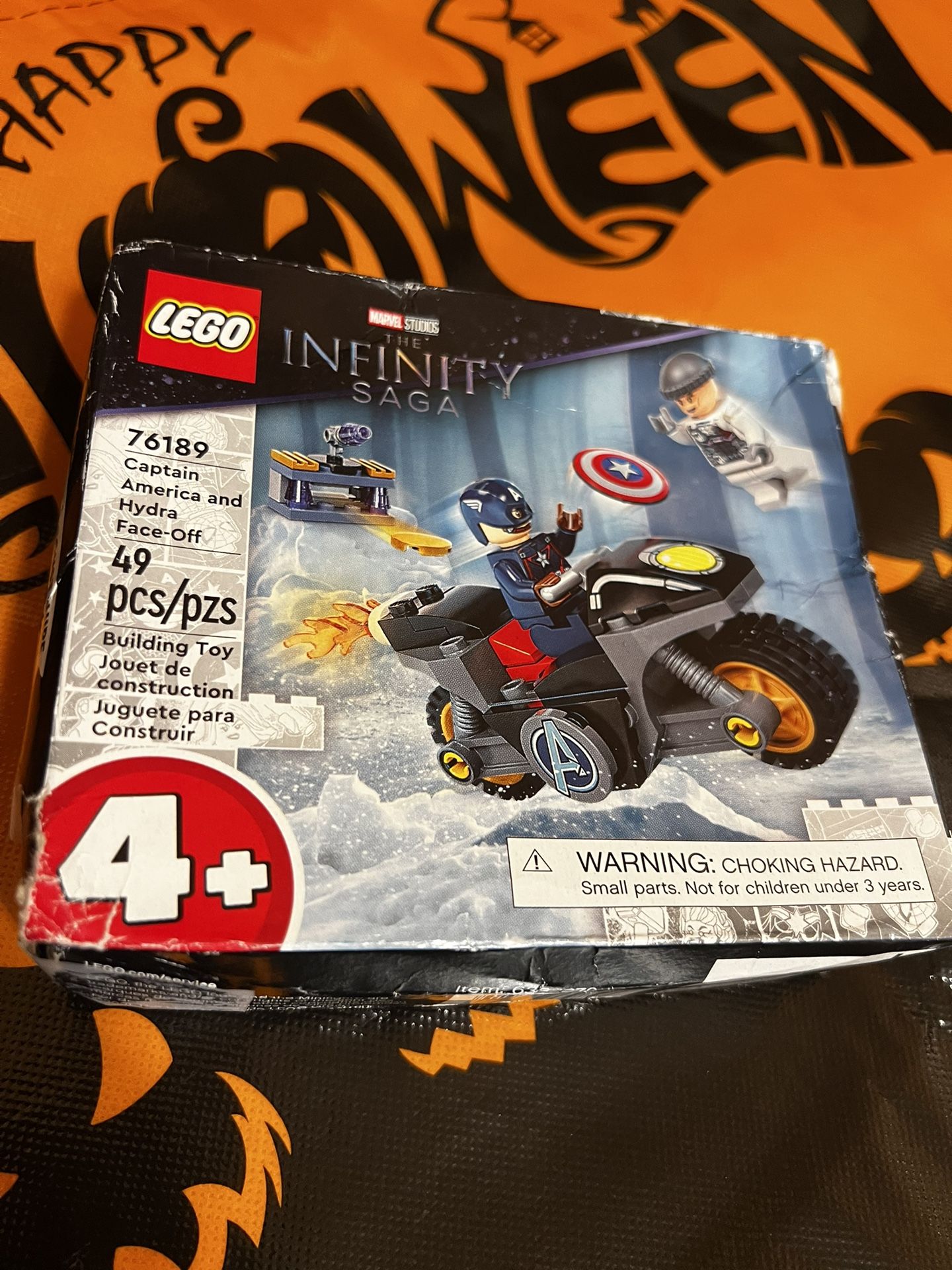 Lego Marvel The Infinity Saga Captain American and Hydra Face-Off 49 Pcs