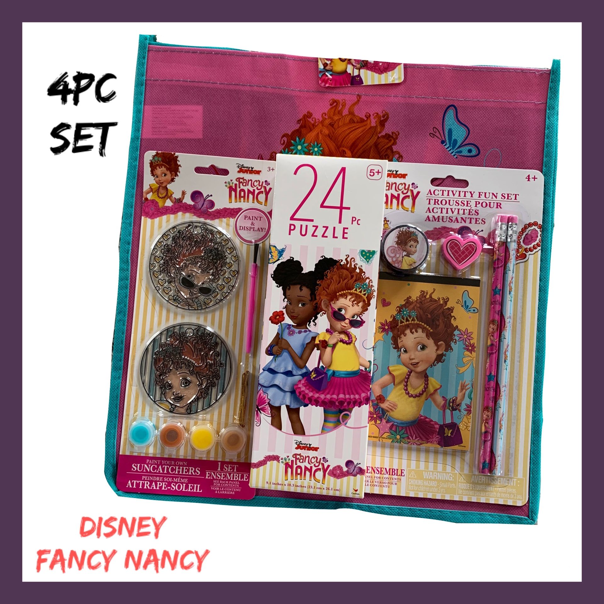 NIB Girls Disney Fancy Nancy 4pc Gift Set