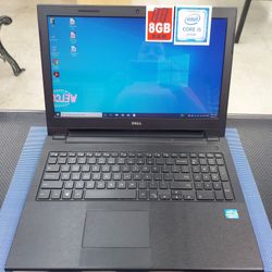 15" Dell Laptop I5 8GB 500GB Hard Drive In EXCELLENT CONDITION 