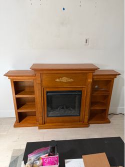 3 Piece Electric Fireplace