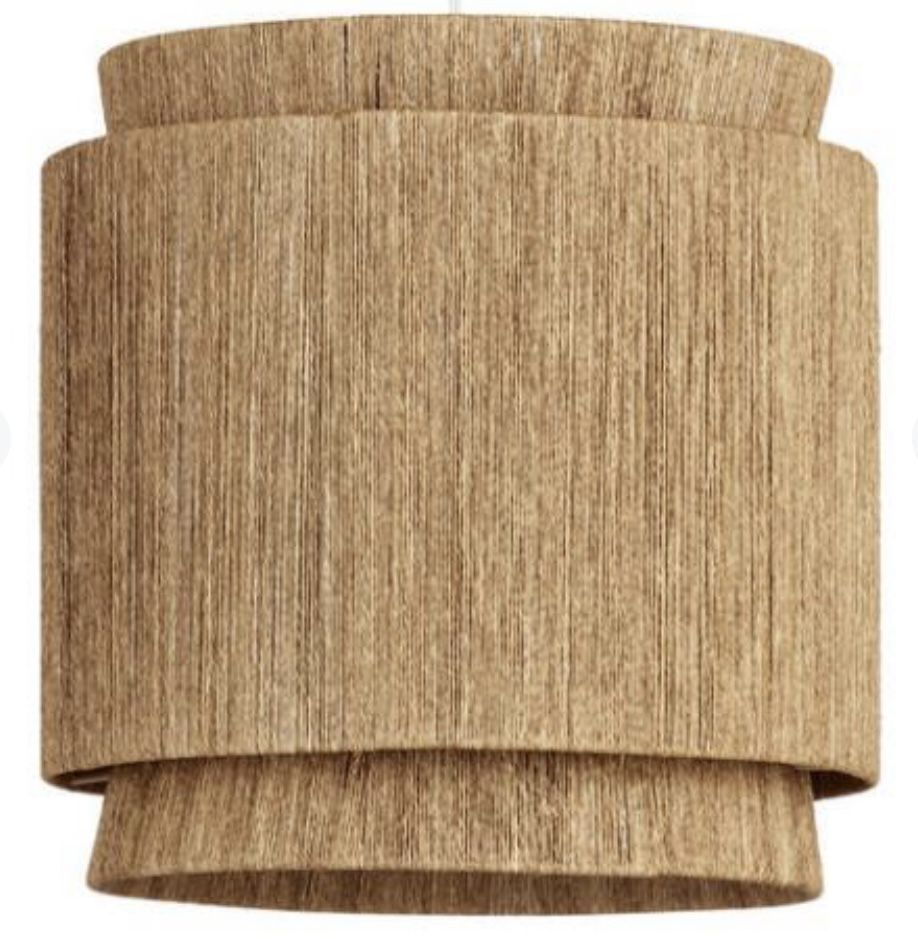 Light Lamp Chandelier Jute Natural Fiber