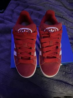 Red Adidas Canvases OBO