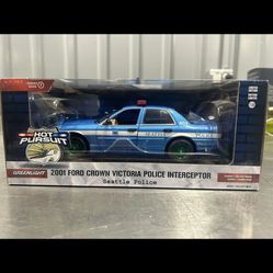 1/24 2001 Ford Crown Victoria Seattle Police Car Chase